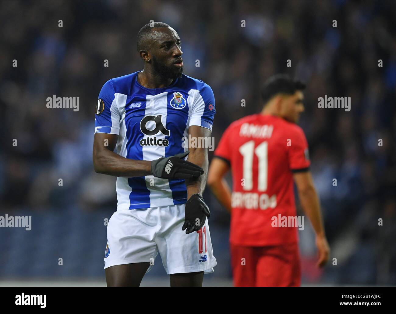 Dragao Stadium Porto Portugal 27th Feb 2020 Uefa Europa League Fc Porto Versus Bayer Leverkusen Moussa