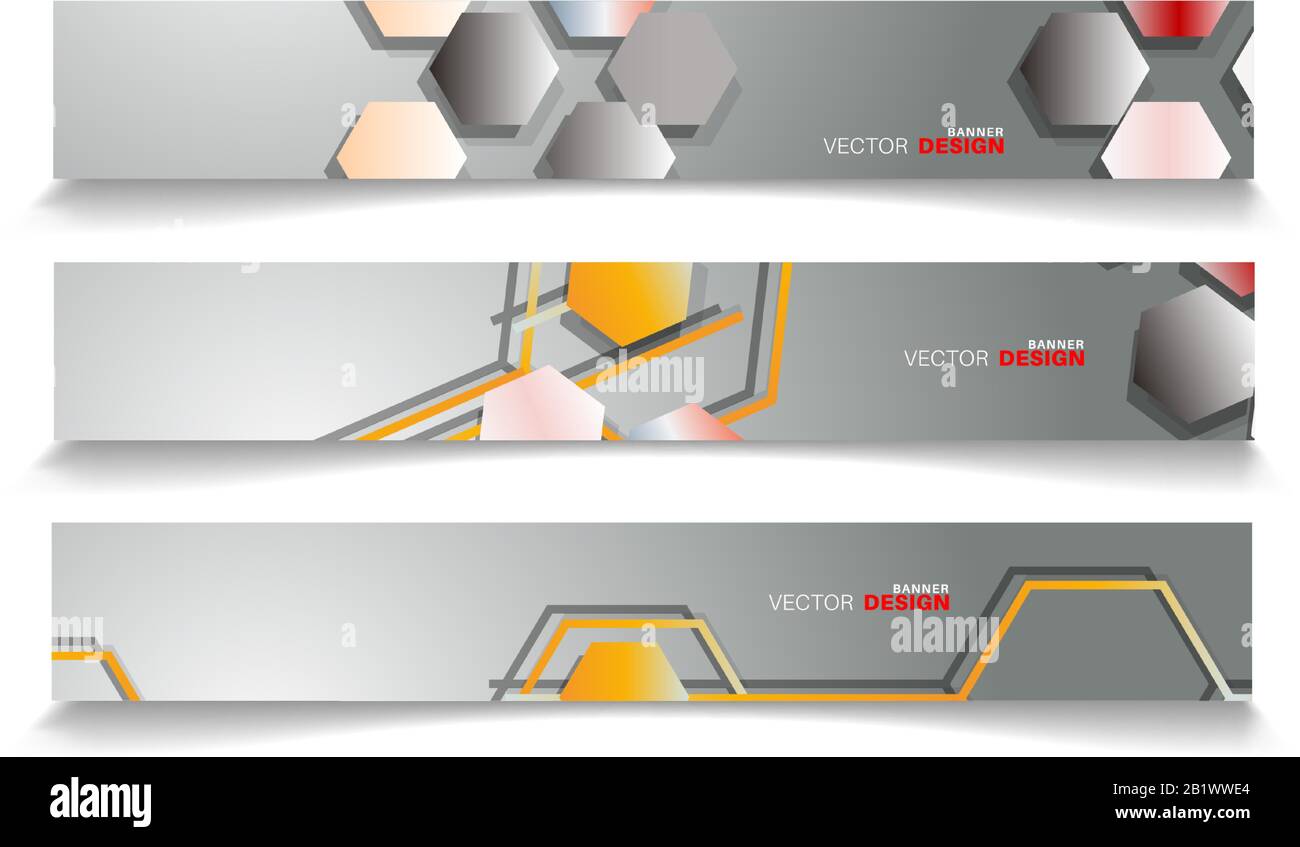 set banner abstract background . vector editable for your design Stock ...