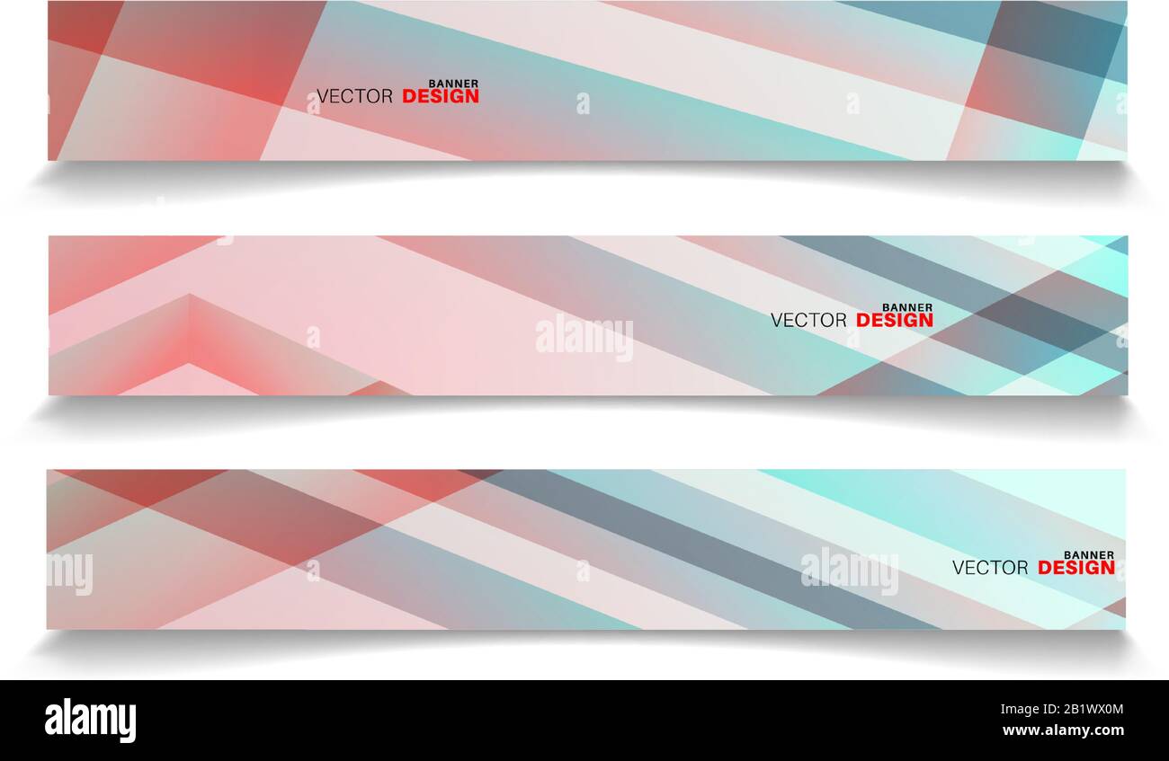 set banner abstract background . vector editable for your design Stock Vector