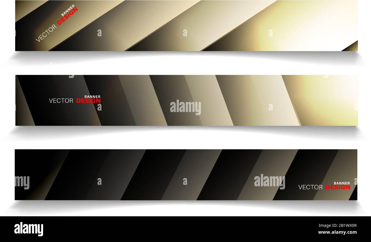 set banner abstract background . vector editable for your design Stock Vector