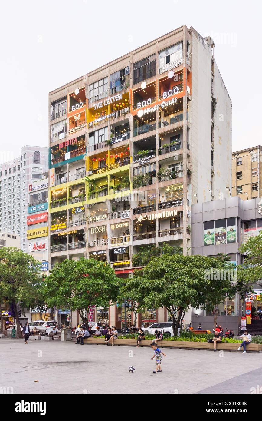 Saigon (Ho Chi Minh City) Cafe Apartment - An old building turned into cafe and co-working space on 42 Nguyen Hue Street in Saigon, Vietnam Stock Photo - Alamy Saigon (Ho Chi Minh City) Cafe Apartment - An Old Building Turned Into Cafe And Co-Working Space On 42 Nguyen Hue Street In Saigon, Vietnam Stock Photo - Alamy