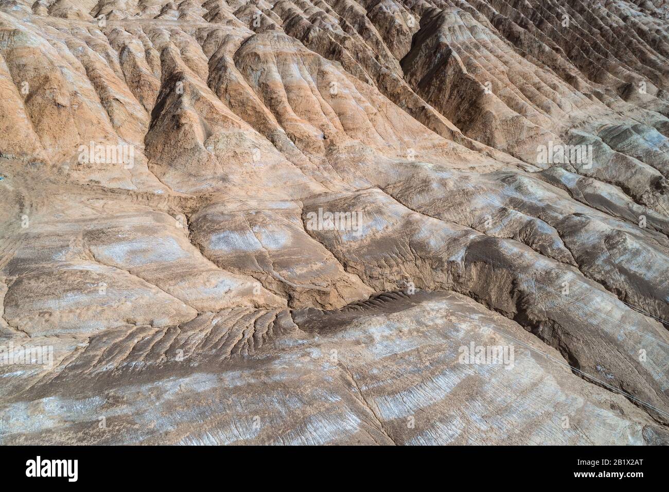 barren mountains on the rocky desert landscape Stock Photo