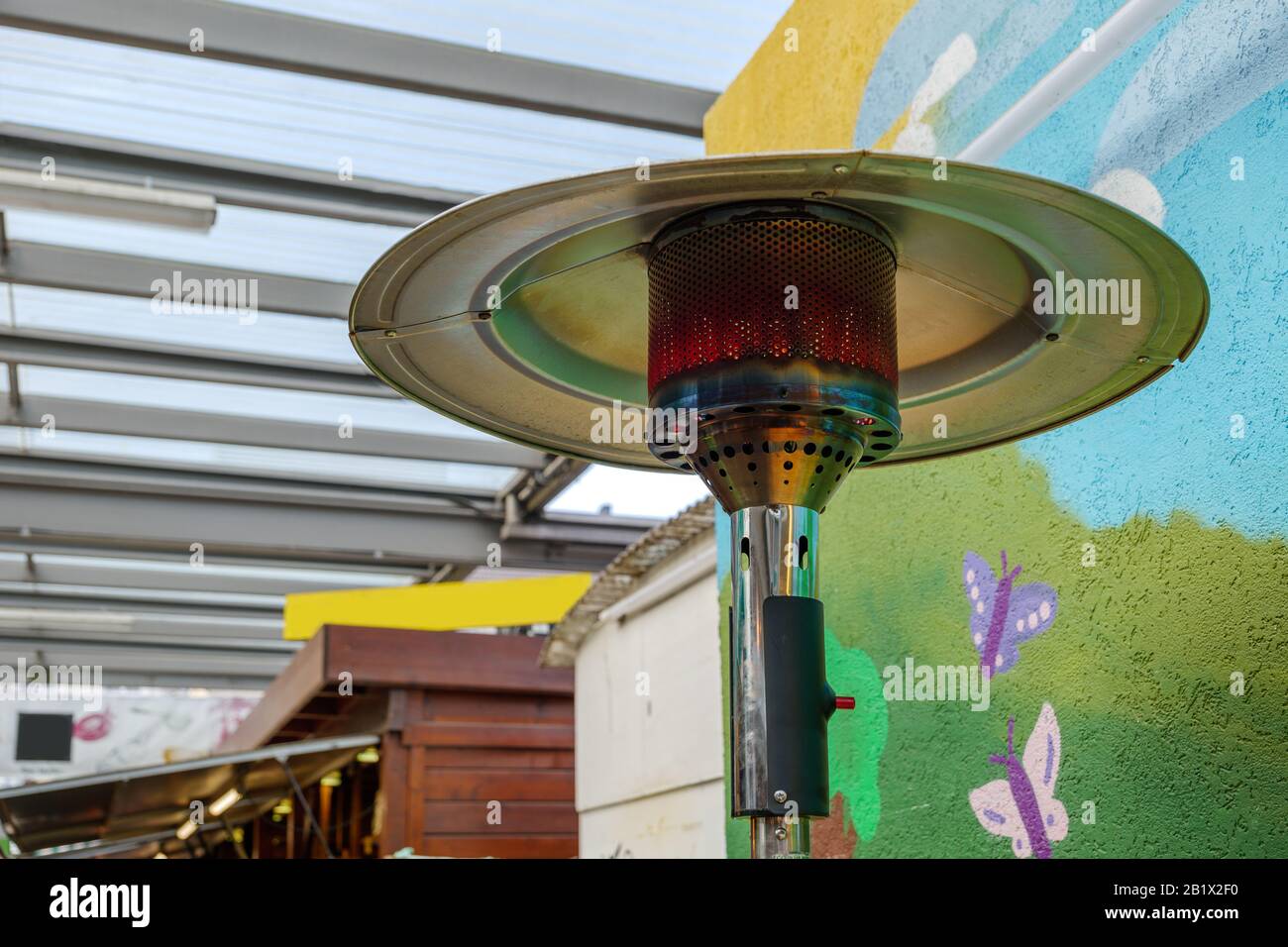 Patio Heater High Resolution Stock Photography And Images Alamy