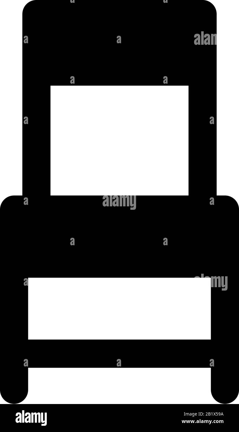 School chair desk isolated icon Stock Vector Images - Alamy