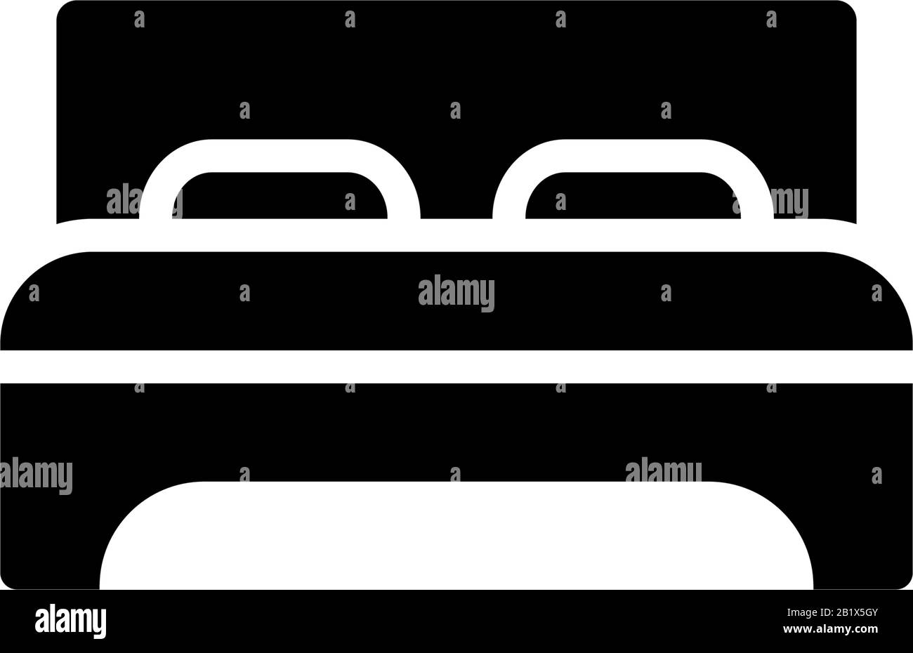 Bed icon design vector template Stock Vector Image & Art - Alamy