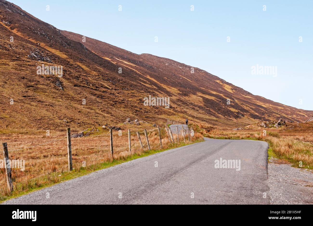 Road on Renvyle Peninsula, County Galway, Ireland Stock Photo