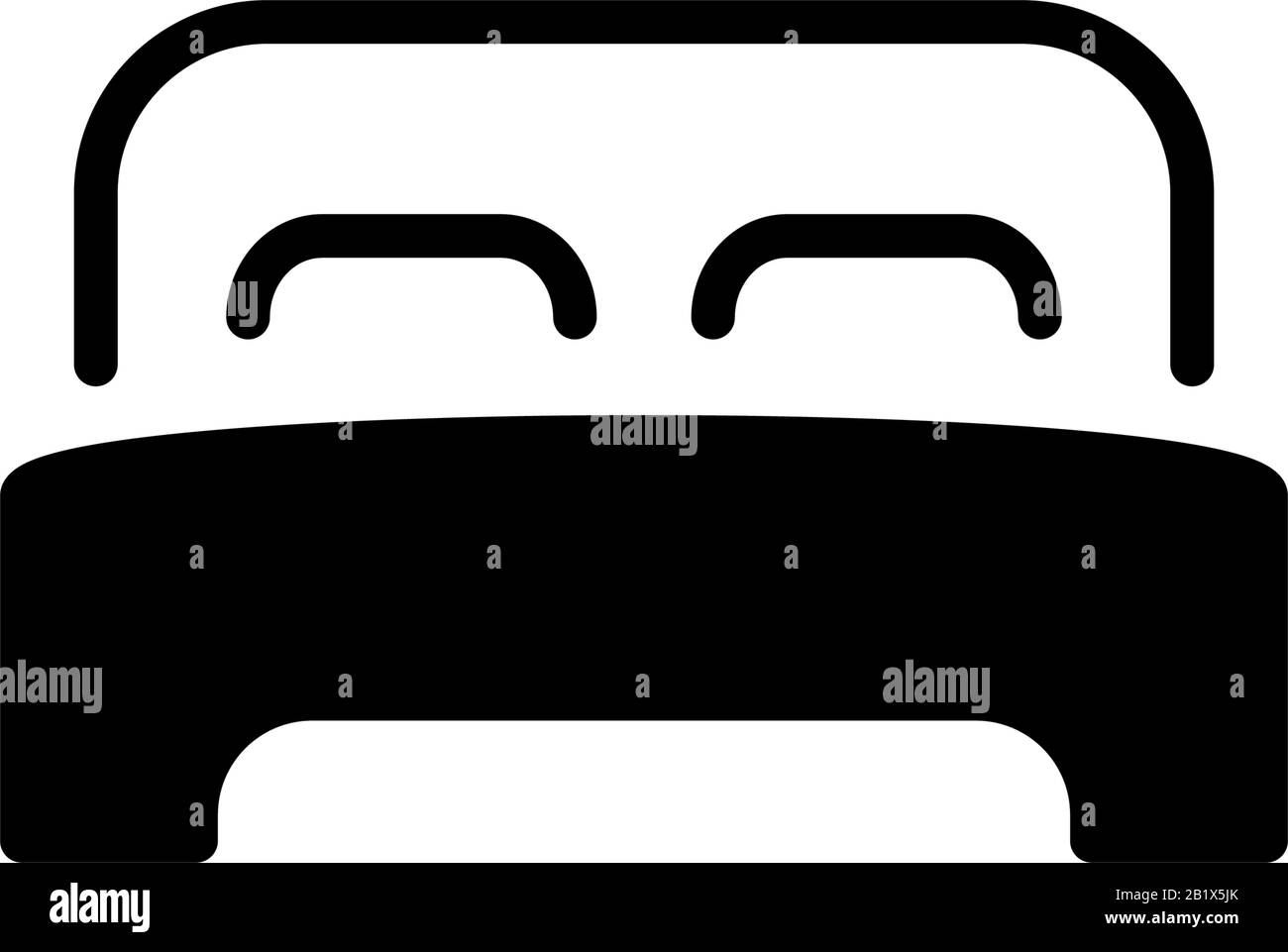 Bed icon design vector template Stock Vector Image & Art - Alamy