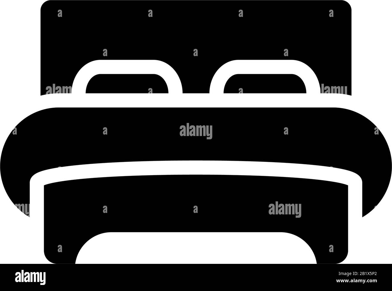 Bed icon design vector template Stock Vector Image & Art - Alamy