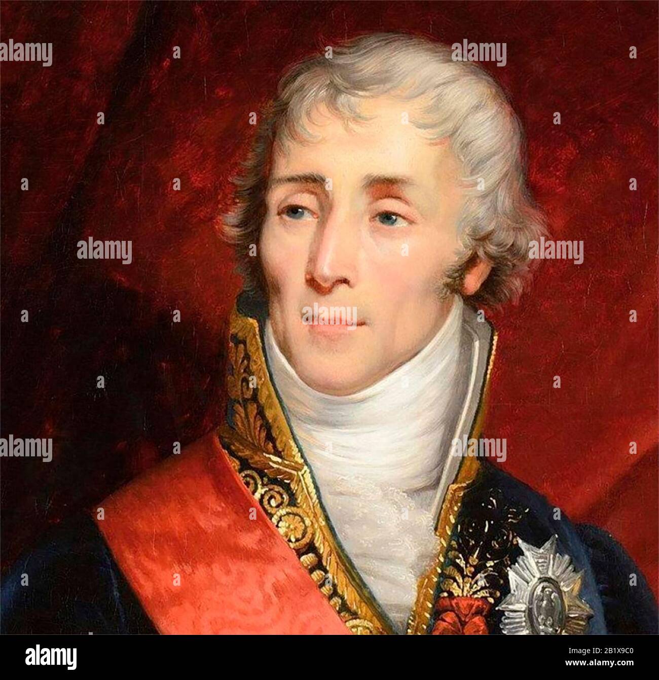 Portrait of Joseph Fouché, Duke of Otranto (1759-1820) Stock Photo