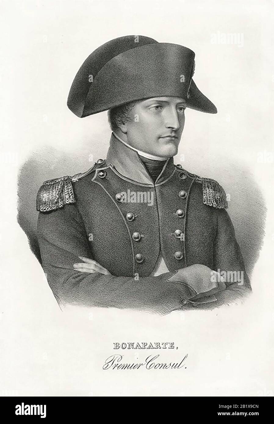 Napoleon Bonaparte, Premier Consul, 1798 Stock Photo