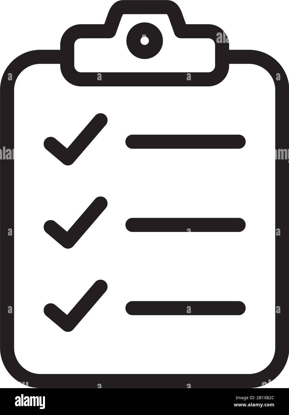 LIst icon template black color editable. List Icon symbol Flat vector