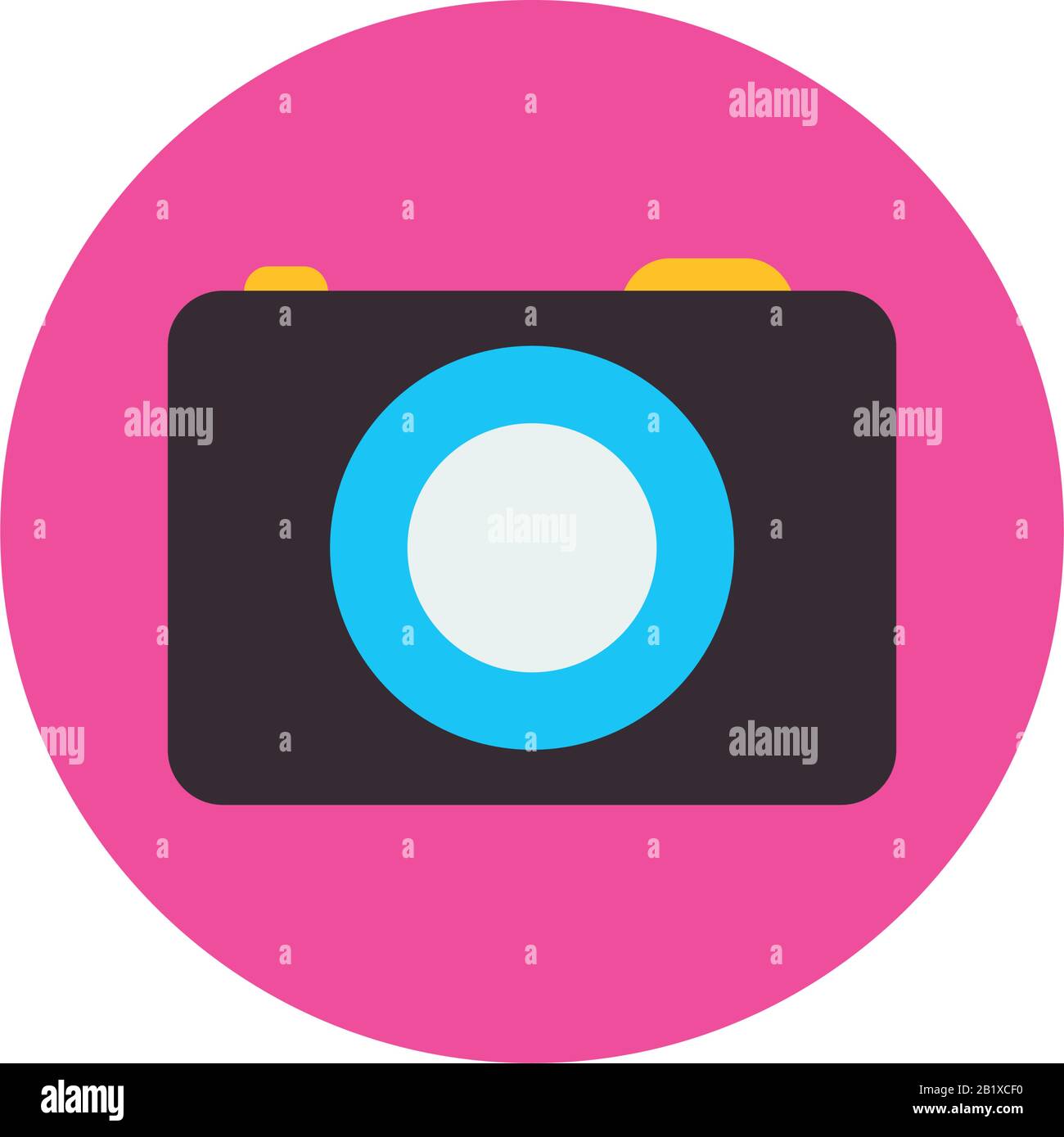 Camera device flat block style icon design, Gadget technology ...