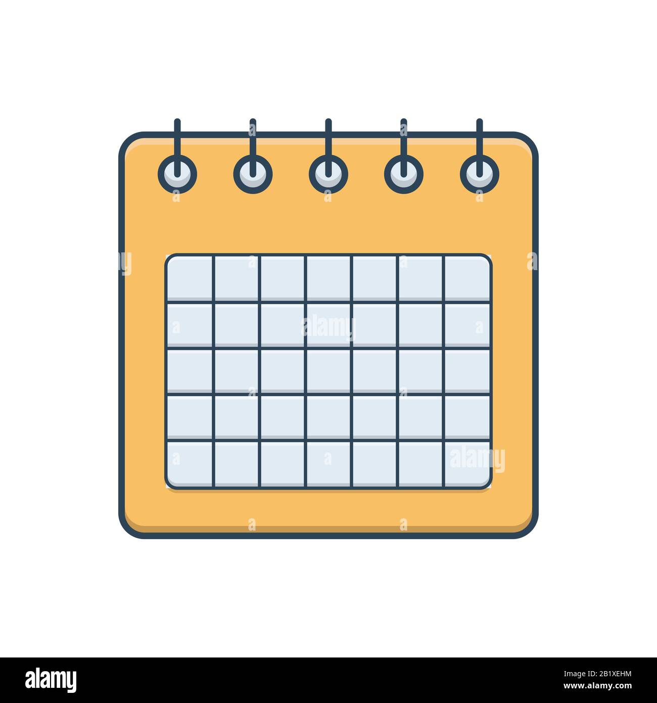 calendar-app-icon-stock-vector-image-art-alamy