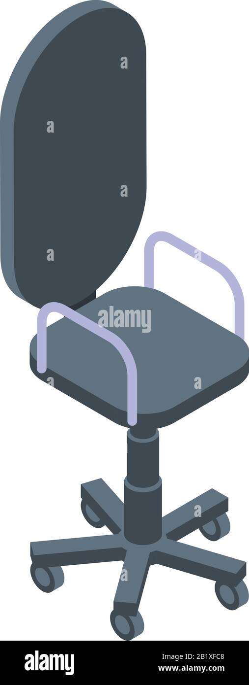Desk chair icon, isometric style Stock Vector Image & Art - Alamy