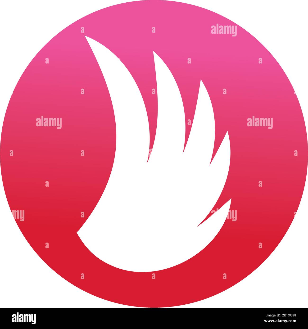 Wing silhouette block style icon design, animal feather bird angel