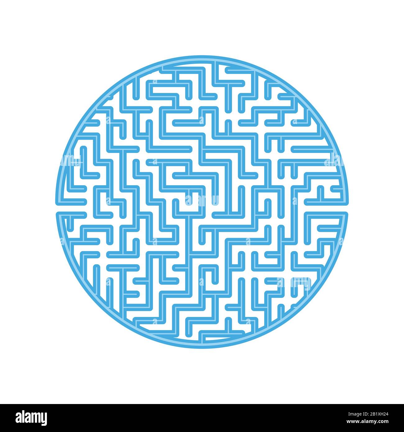 Color round maze. Game for kids and adults. Puzzle for children ...