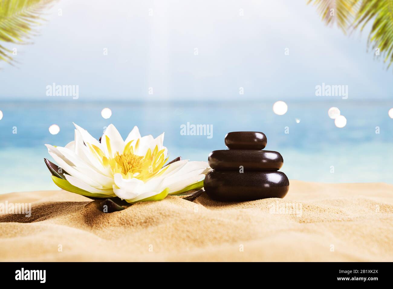 Hot spa stones on hi-res stock photography and images - Alamy