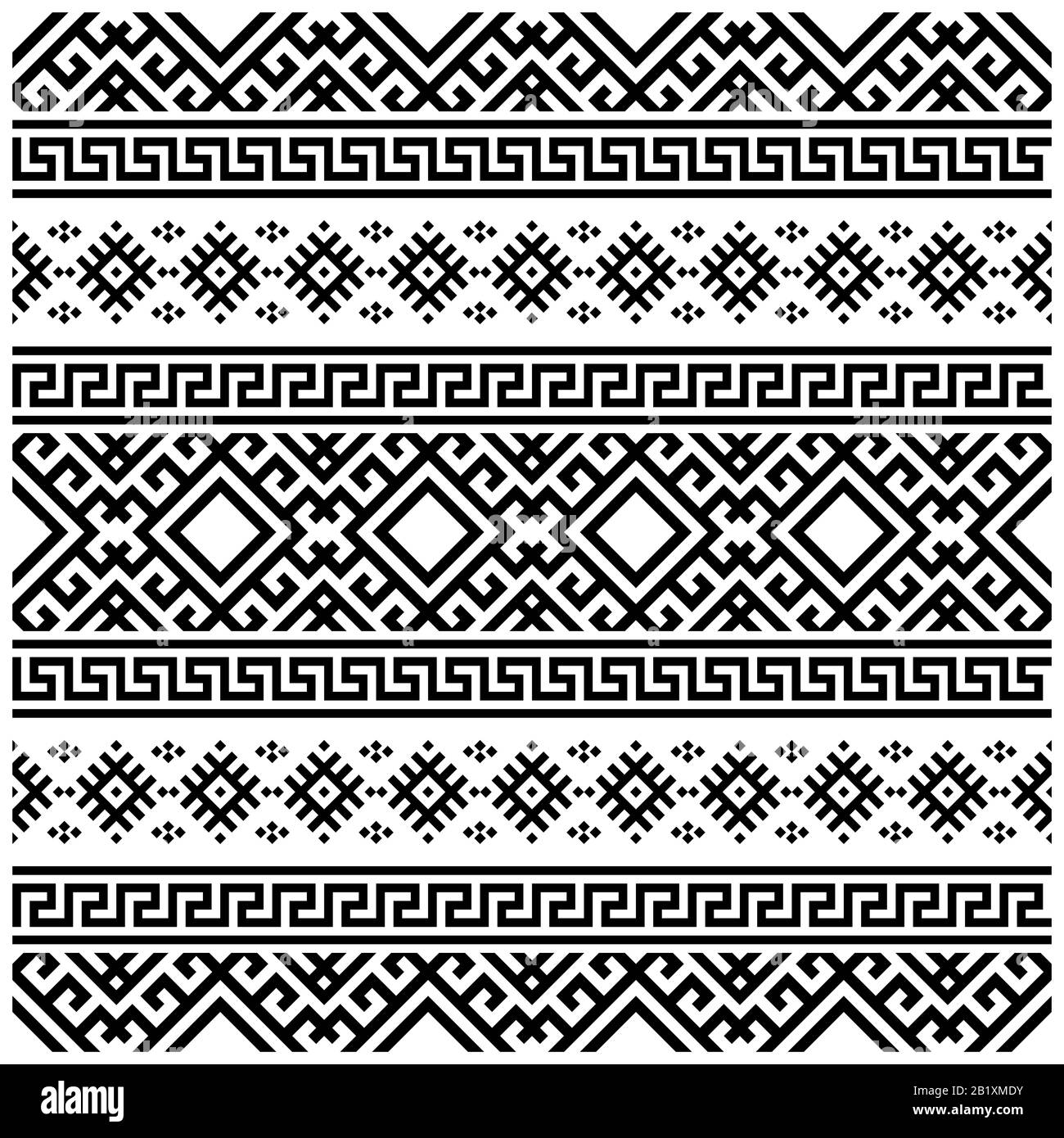 Moroccan Vector seamless pattern, abstract geometric background ...