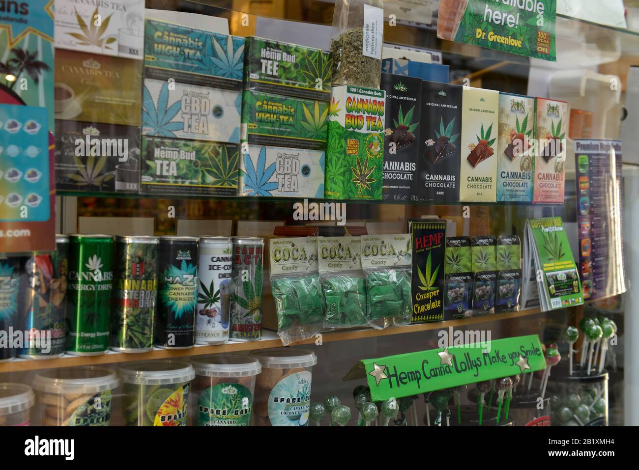 Headshop, Amsterdam, Niederlande Stock Photo