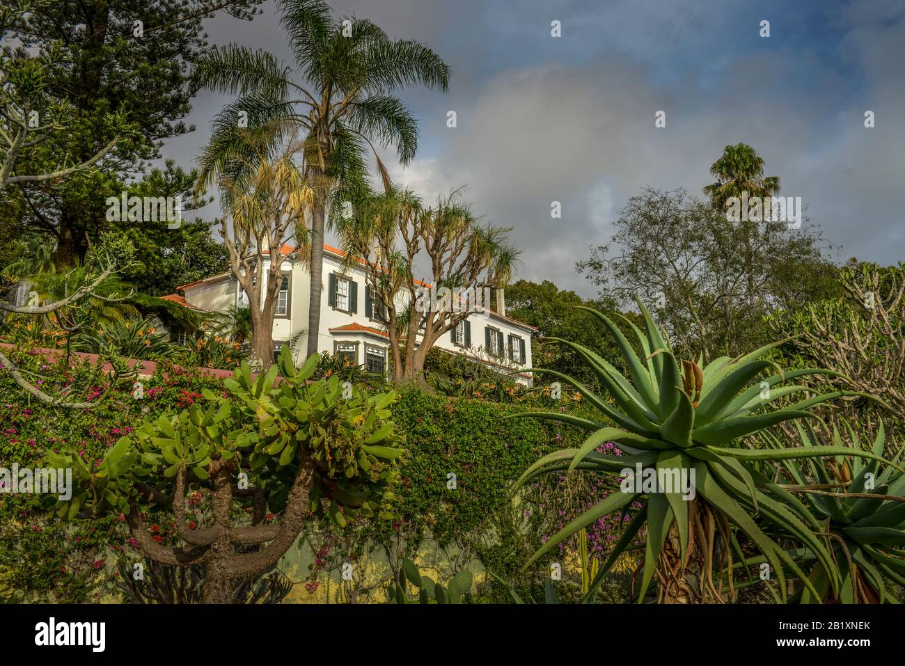 Herrenhaus, Botanischer Garten, Funchal, Madeira, Portugal Stock Photo