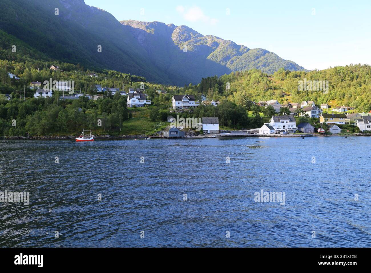 Hardangerfjord in south western Norway in the summer Stock Photo - Alamy