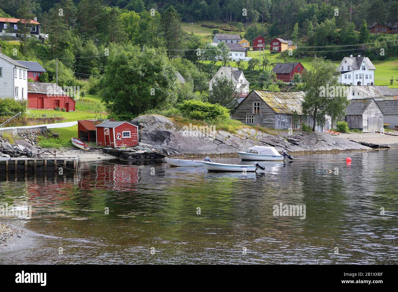 Hardangerfjord in south western Norway in the summer Stock Photo - Alamy