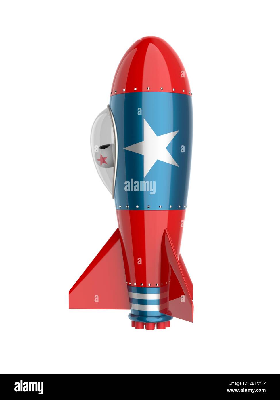 Retro rocket hi-res stock photography and images - Alamy