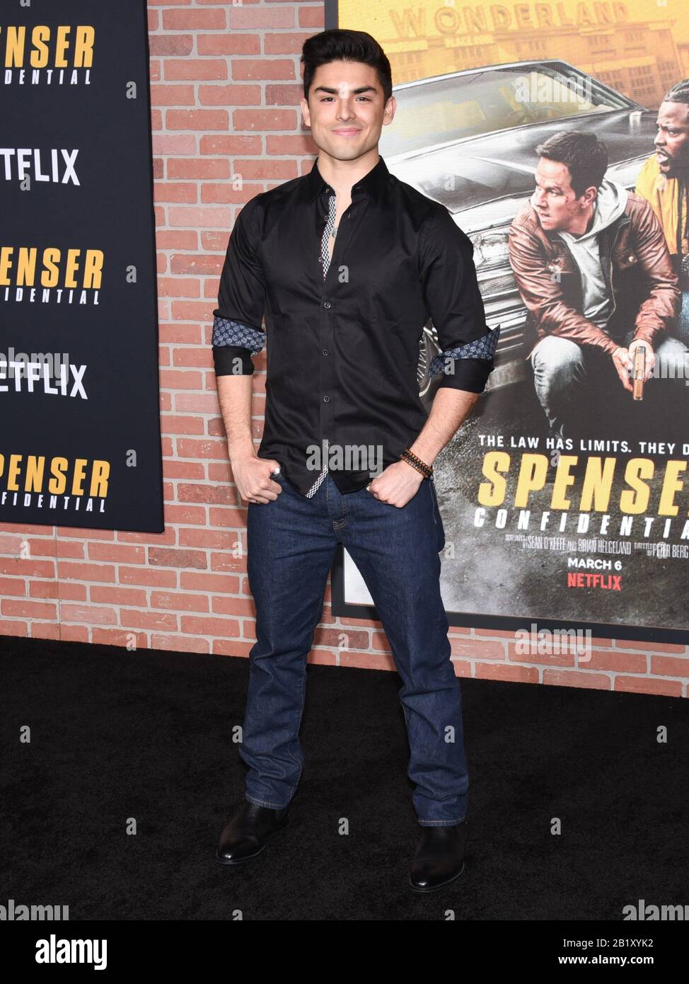 February 27, 2020, Westwood, CA, USA: Diego Tinoco attends Premiere Of