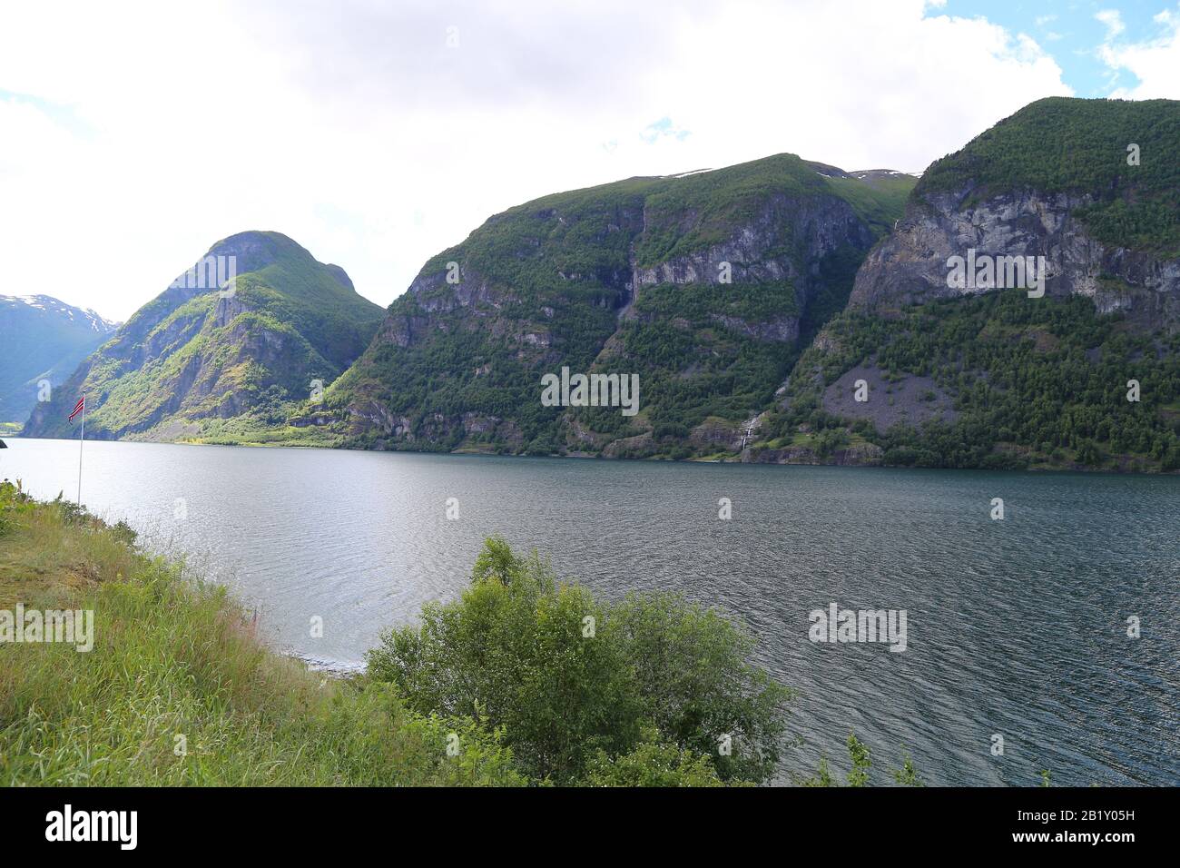 Beautiful Sognefjord, Norway Stock Photo