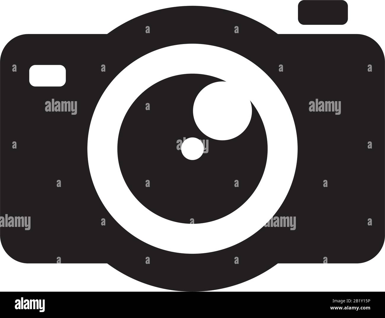 Camera icon template black color editable. Camera icon symbol Flat ...