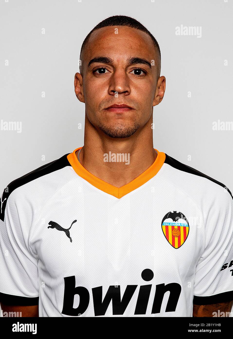 Football Spain - La Liga Santander 2019-2020 / ( Valencia Club de Futbol ) -  Rodrigo Moreno Machado Stock Photo