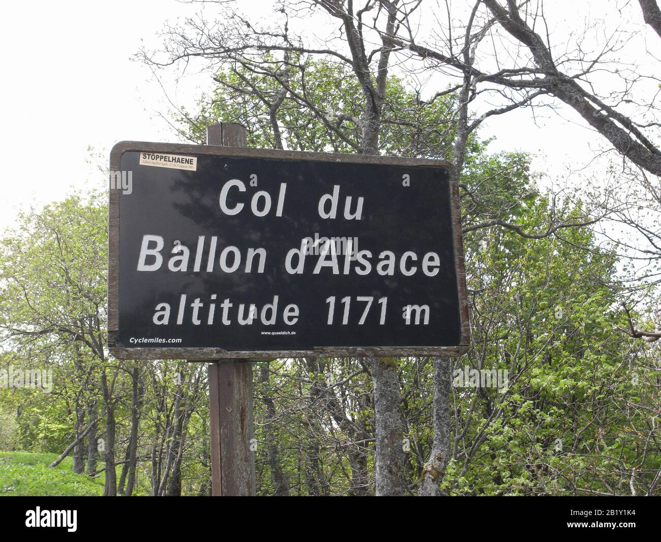 Summit of Col du Ballon d Alsace in France Stock Photo - Alamy