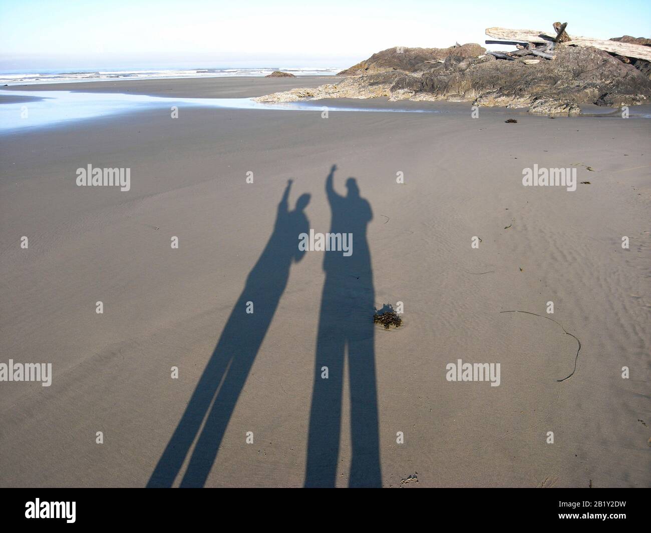 Vancouver Island Pacific Rim National Park Long Beach Stock Photo