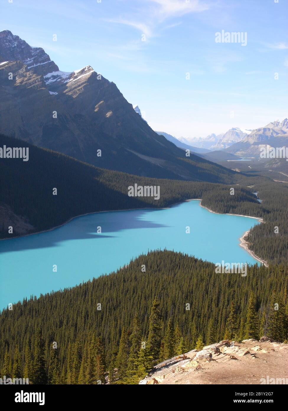 Banff National Park in Alberta Canada - Peyto Lake Stock Photo - Alamy