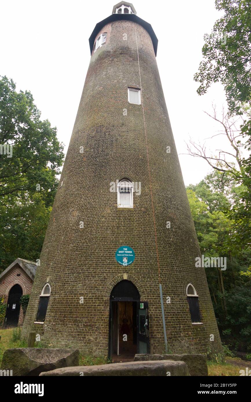 The Shot Tower and powder mill / gunpowder mills complex, where gun
