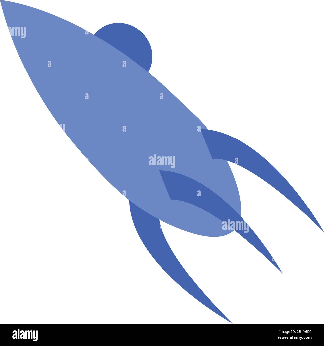 Rocket line style icon of Space futuristic cosmos outside universe ...