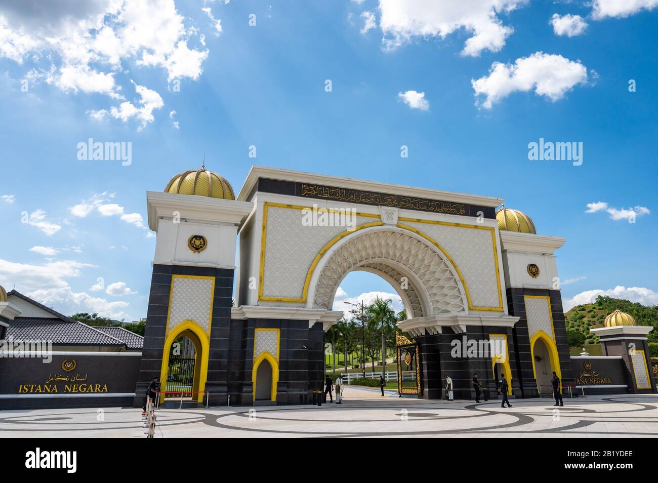 Kuala Lumpur 28th Feb 2020 Photo Taken On Feb 28 2020 Shows The National Palace In Kuala Lumpur Malaysia Malaysia S King Sultan Abdullah Sultan Ahmad Shah Will Continue To Find A Way