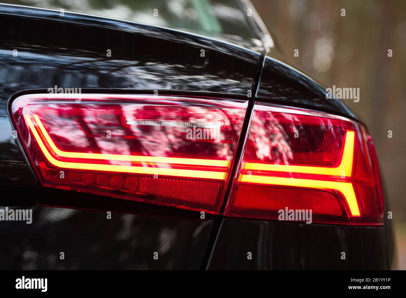 Clean and good condition led car taillight with tyrn signal on. Clear