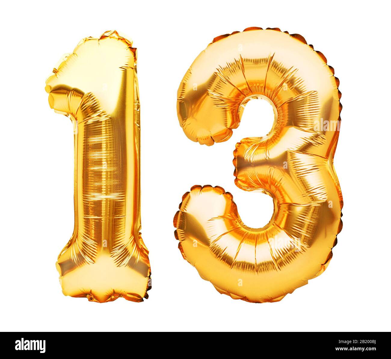 number 13 balloons