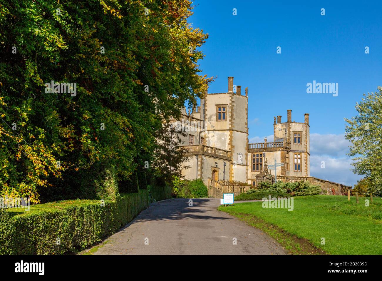 Sherborne 'New' Castle built in 1594 by Sir Walter Raleigh, Sherborne, Dorset, England, UK Stock Photo