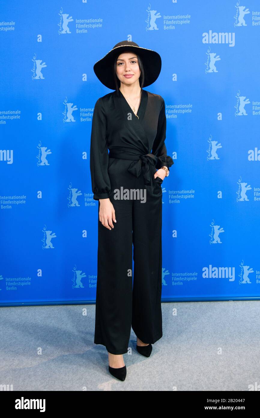 Berlin, Germany. 28th Feb, 2020. 70th Berlinale, Photocall, Competition, 'There Is No Evil' (Sheytan Vojud Nadarad): Actress Baran Rasoulof. The International Film Festival takes place from 20.02. to 01.03.2020. Credit: Gregor Fischer/dpa/Alamy Live News Stock Photo