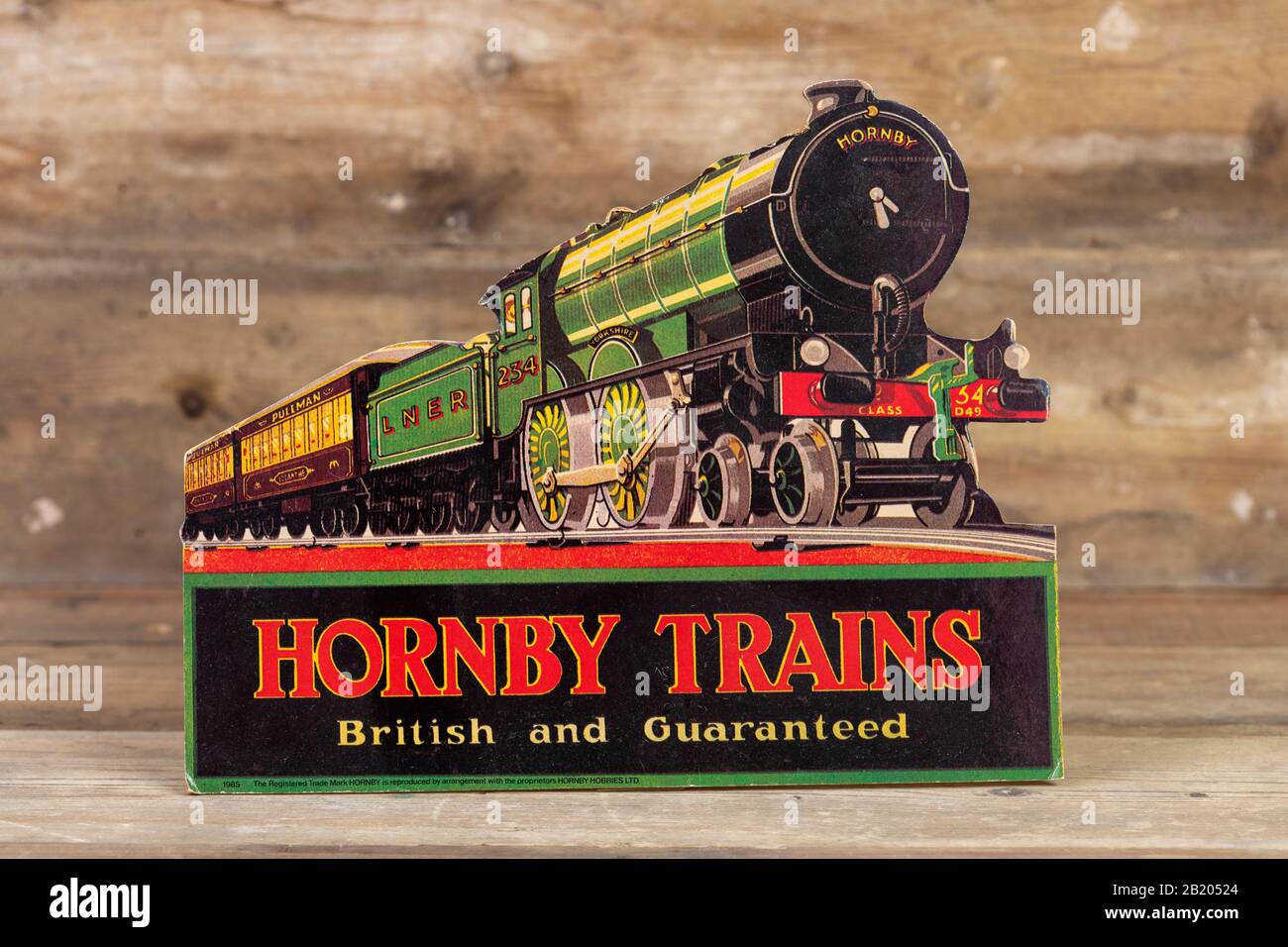 Affiche Publicitaire Originale Hornby Trains – 38x13 Cm, Vintage, Pliée (occasion)