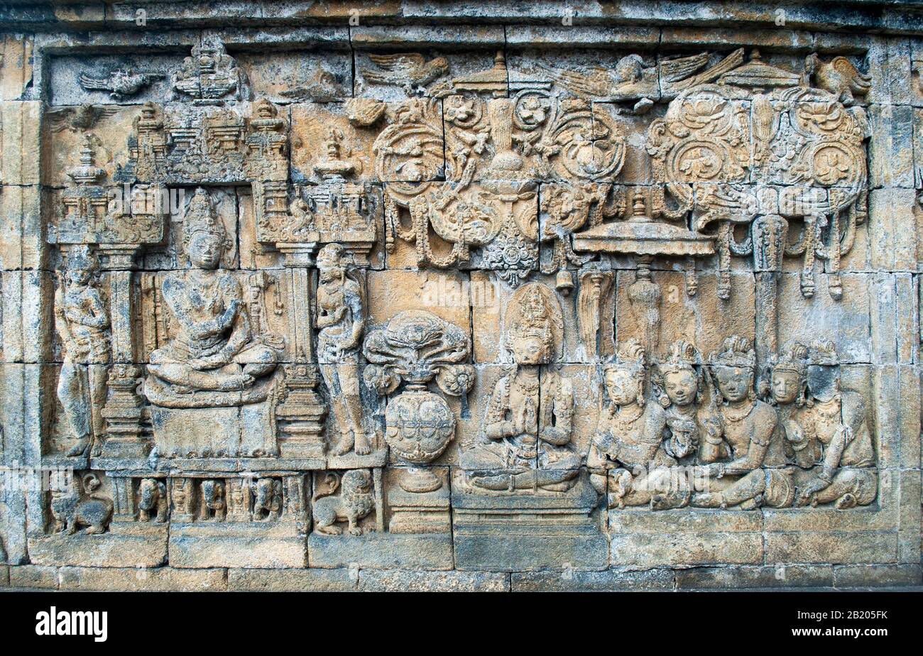 relief Alamy - and Borobudur stock photography images hi-res