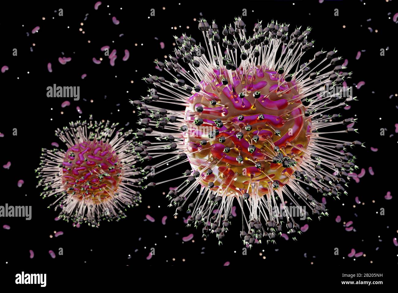 Viral infection human influenza hi-res stock photography and images - Alamy