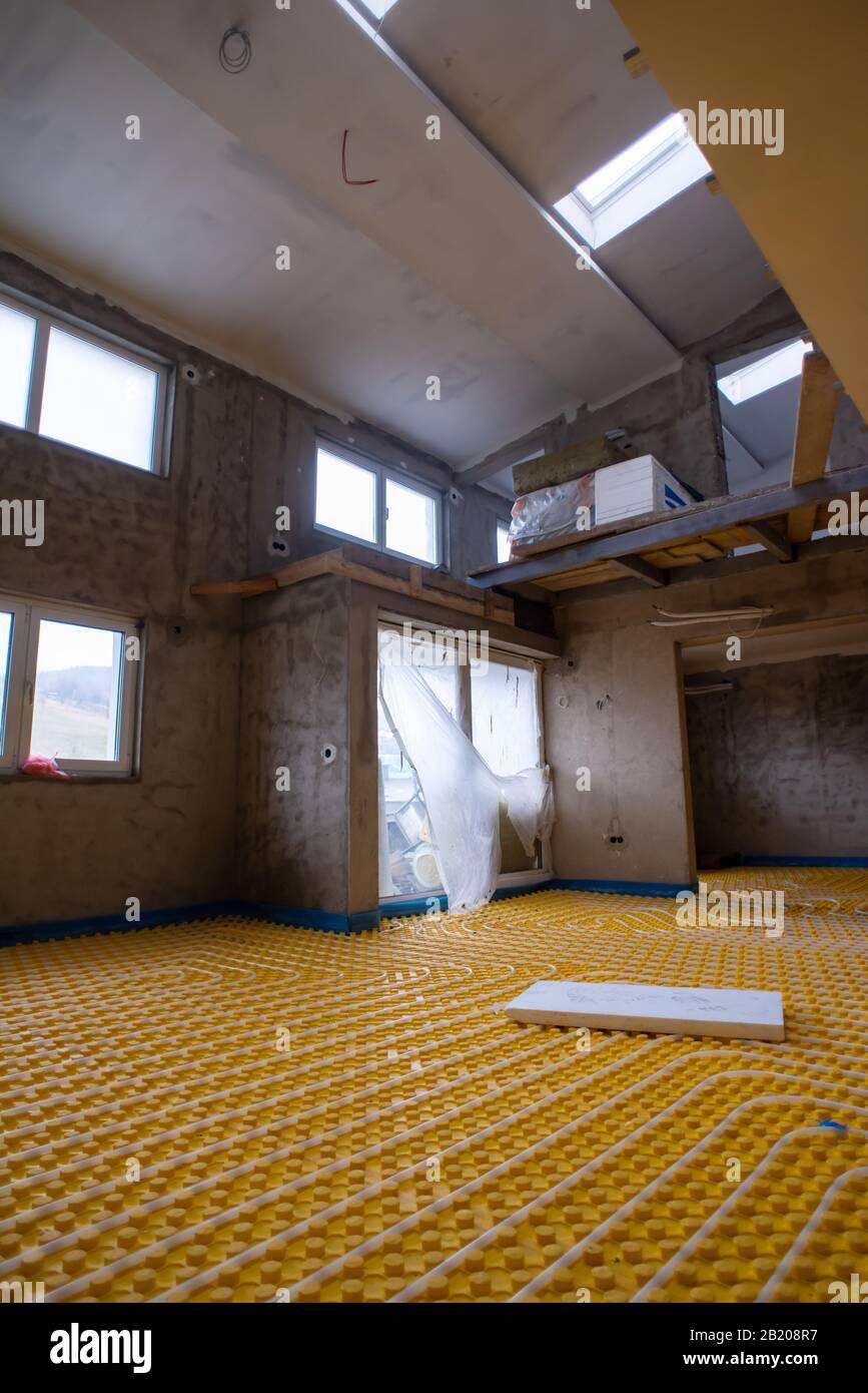A closer look at Penthouse Apartment With Underfloor Heating Installation