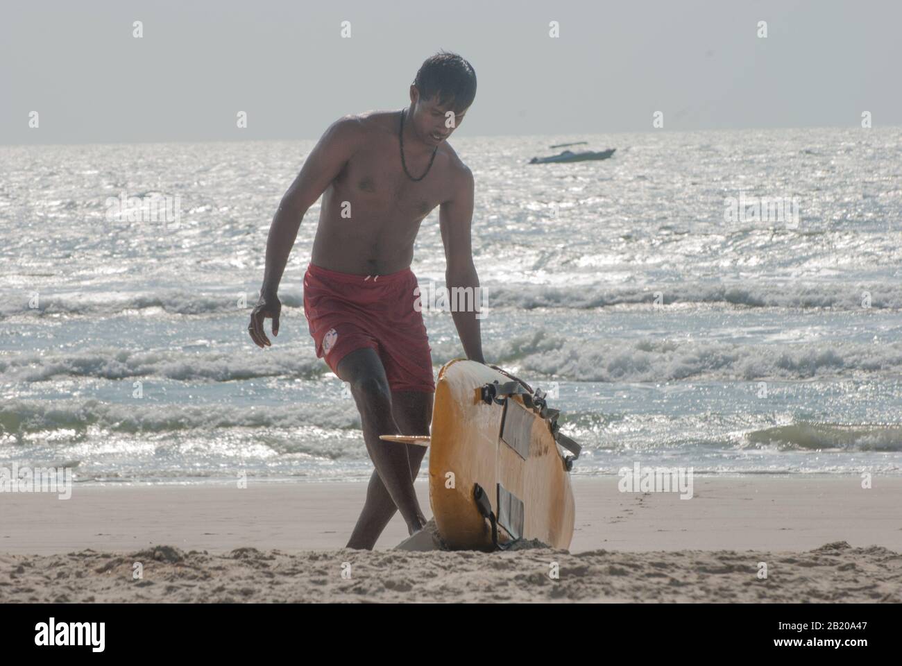 Beach scenes in Southern Goa,India Stock Photo