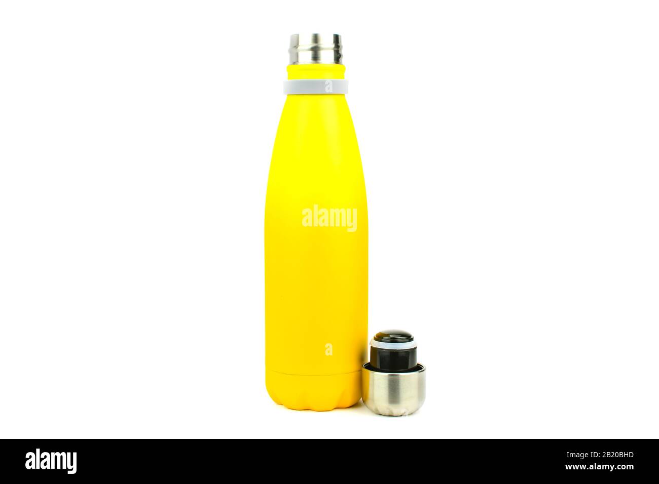 https://c8.alamy.com/comp/2B20BHD/stainless-thermos-flask-water-bottle-isolated-on-white-background-light-green-and-yellow-color-2B20BHD.jpg