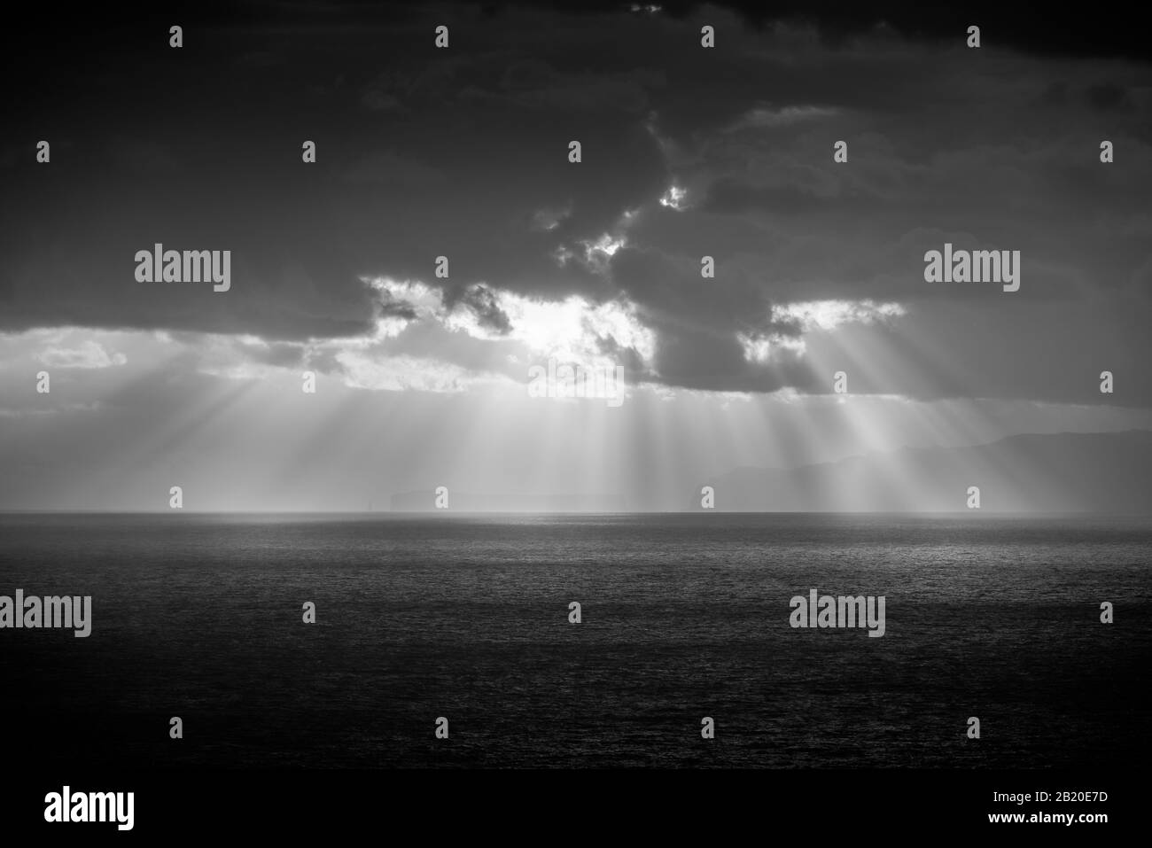 Meer, Wolken, Madeira, Portugal Stock Photo