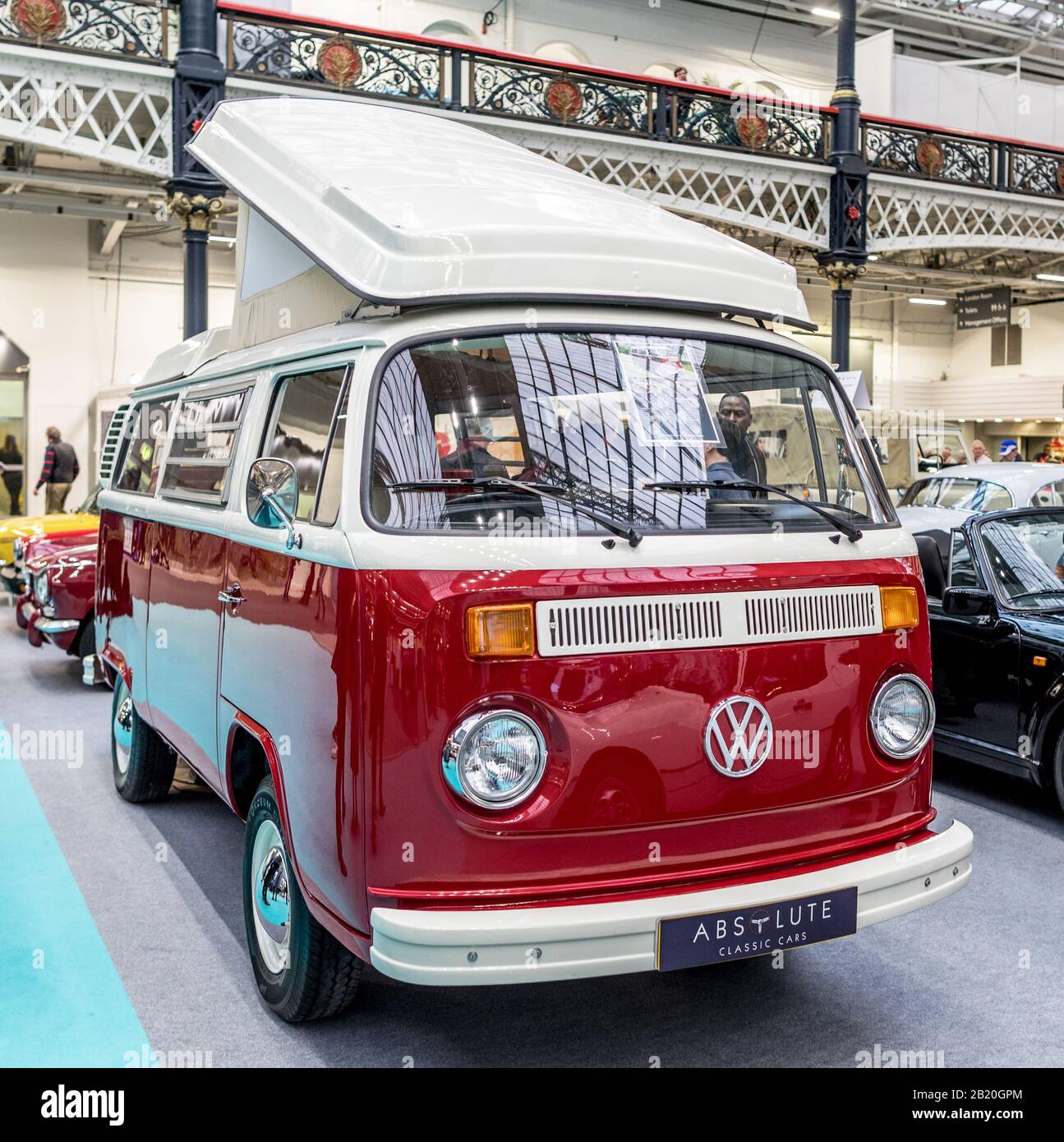 Classic VW Camper Van At The Classic Car Show London 2020 Stock Photo