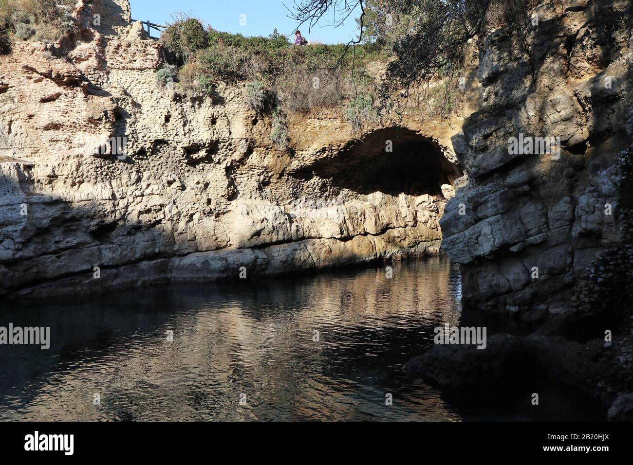 Sorrento - Bagni della Regina Giovanna Stock Photo - Alamy